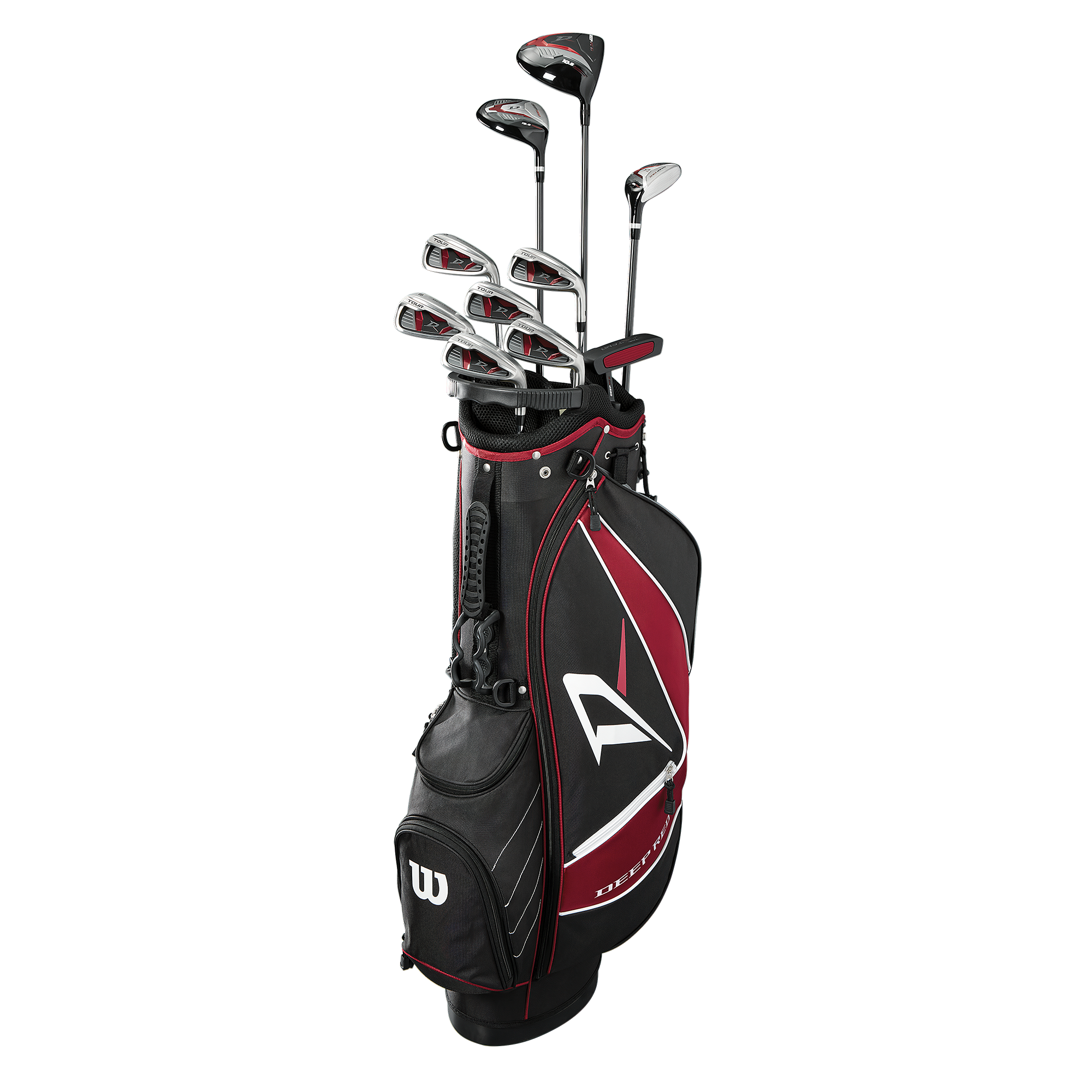 Wilson DEEP RED ゴルフバッグ アイアンセット付き Product Details